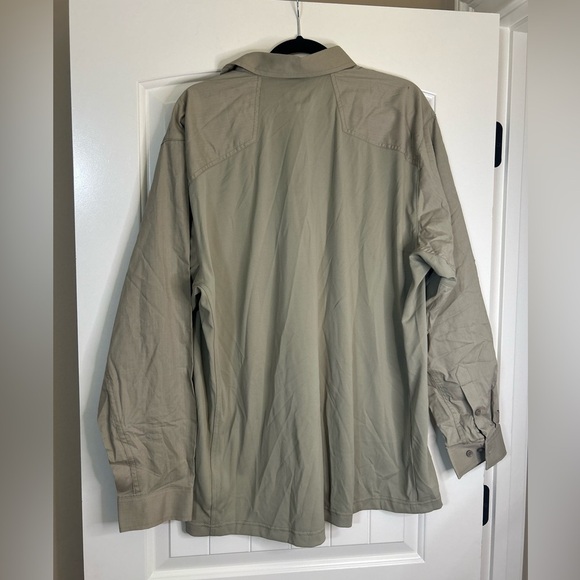 - First Tactical Shirt. Tan. Size XL. Fisherman Core. Outdoors. - Picture 4 of 8